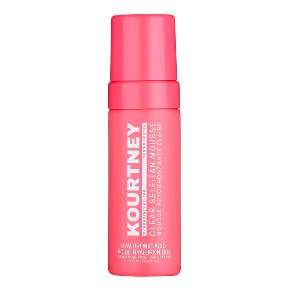 KOURTNEY KELLAR SELF TANNING MOUSSE BRAND NEW WITH TANNING MITT Shade Medium - Picture 2 of 6
